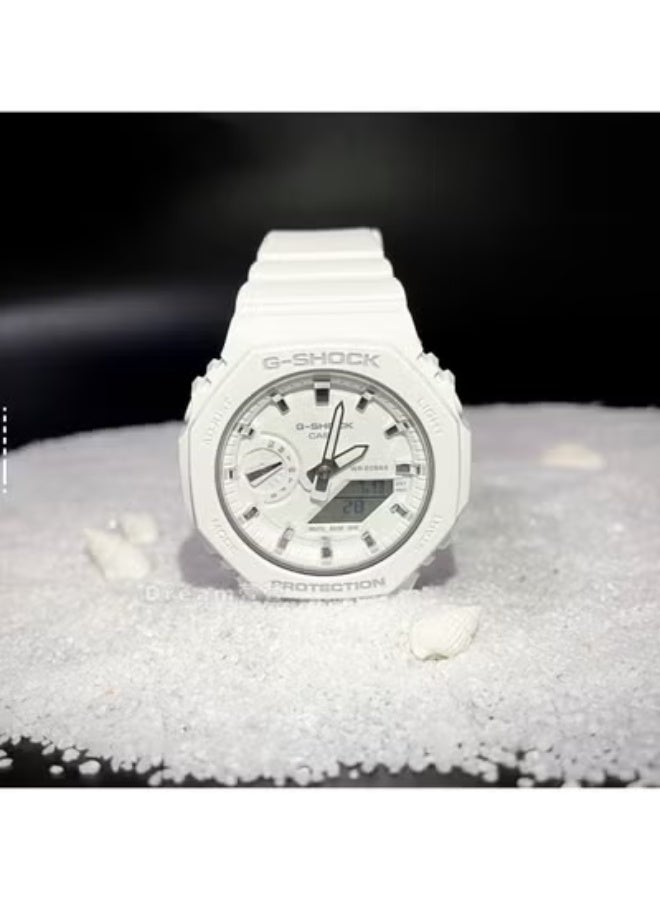 EDIFICE CASIO octagonal sports waterproof and shockproof  GA-2100 white - Image 3